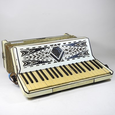 Lot 301 - A piano accordion