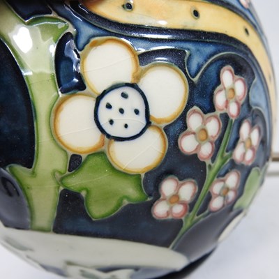 Lot 68 - A Moorcroft vase and lamp