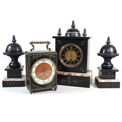 Lot 721 - Two mantel clocks