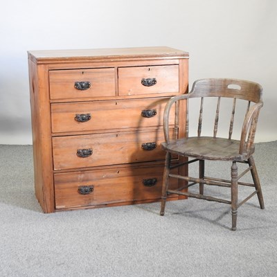 Lot 401 - An Edwardian satin walnut chest