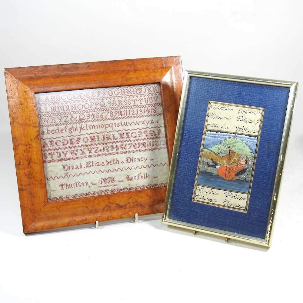 Lot 199 - A Victorian sampler