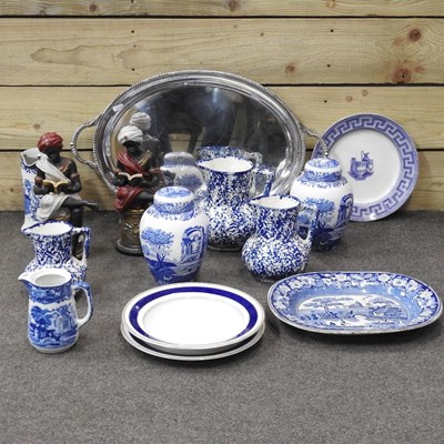 Lot 157 - A collection of blue and white china