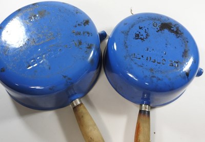 Lot 313 - A set of Le Creuset saucepans