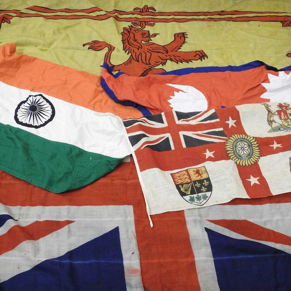 Lot 289 - A collection of flags