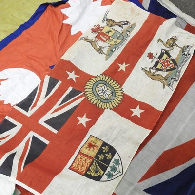 Lot 289 - A collection of flags