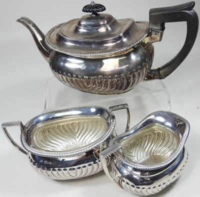 Lot 159 - A Victorian silver tea service