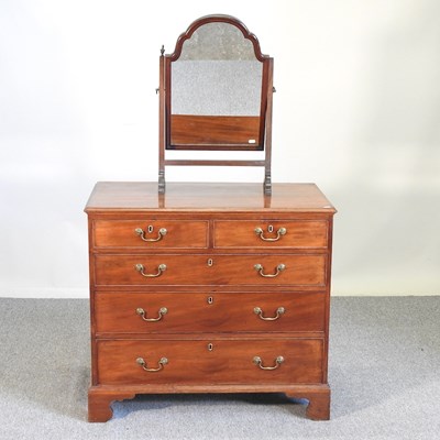 Lot 363 - A George III mahogany chest