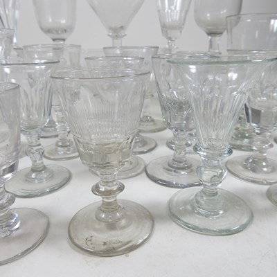 Lot 60 - A collection of 19th century glasses