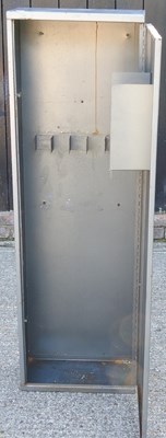 Lot 655 - A metal gun cabinet