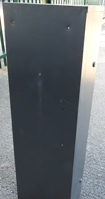 Lot 655 - A metal gun cabinet