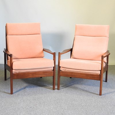 Lot 616 - A pair of 1960's armchairs