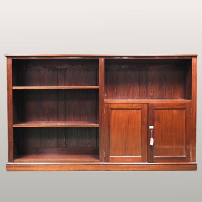 Lot 528 - An early 20th century mahogany dwarf open...