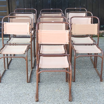 Lot 280 - A set of ten garden chairs