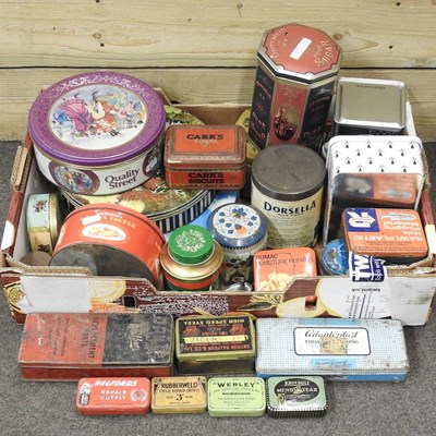 Lot 613 - A collection of tins