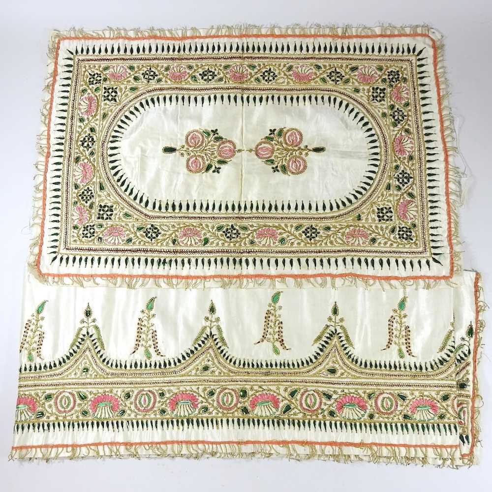 Lot 11 - Two Indian embroideries