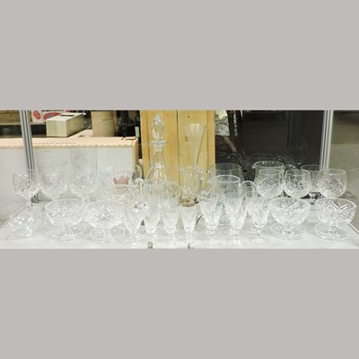 Lot 544 - A collection of cut glass