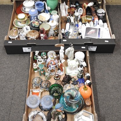 Lot 237 - Three boxes of decorative china items