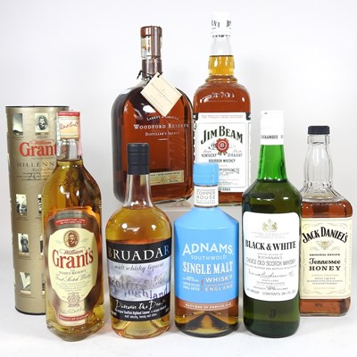 Lot 335 - A collection of whisky and spirits