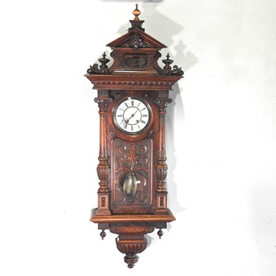 Lot 598 - A 19th century wall clock