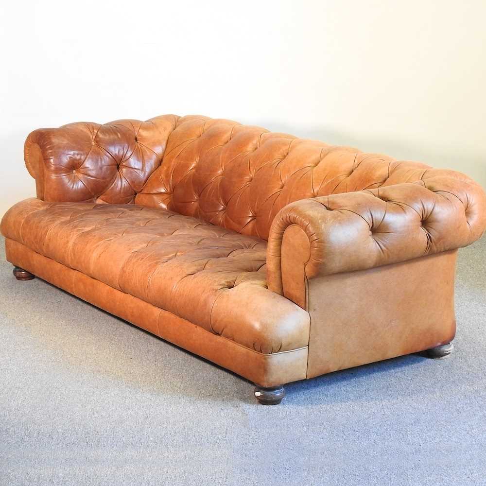 Lot 358 - A chesterfield sofa