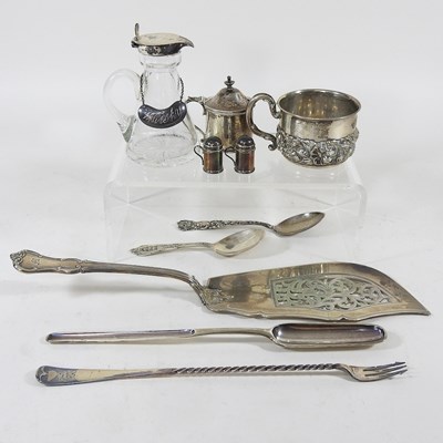 Lot 99 - An 18th century silver marrow scoop, circa...