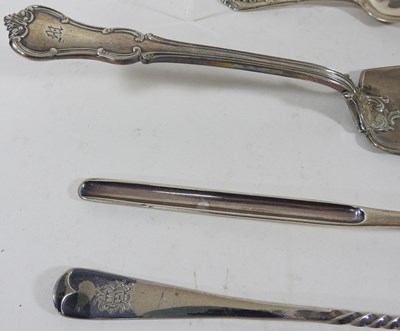 Lot 99 - An 18th century silver marrow scoop, circa...