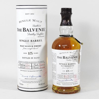 Lot 298 - A bottle of Balvenie 1981 single barrel malt...