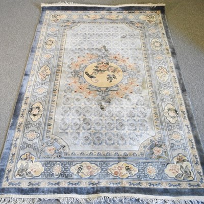 Lot 306 - A Chinese part silk rug