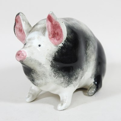 Lot 102 - An early 20th century Wemyss model of a pig,...