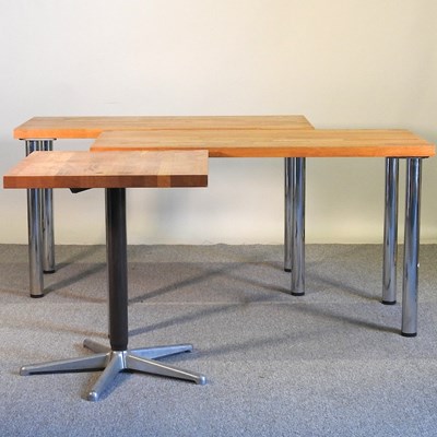 Lot 575 - Three modern tables