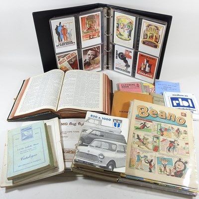 Lot 287 - A collection of railway related ephemera