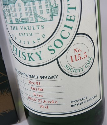 Lot 65 - The Scotch Malt Whisky Society 1991 single...