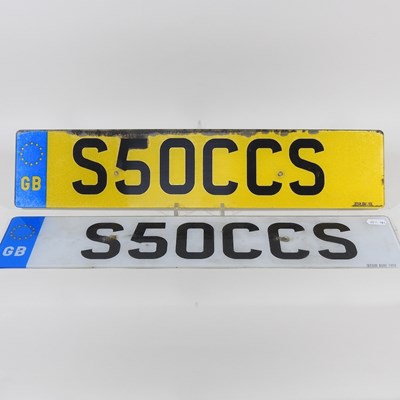 Lot 527 - A personalised car registration