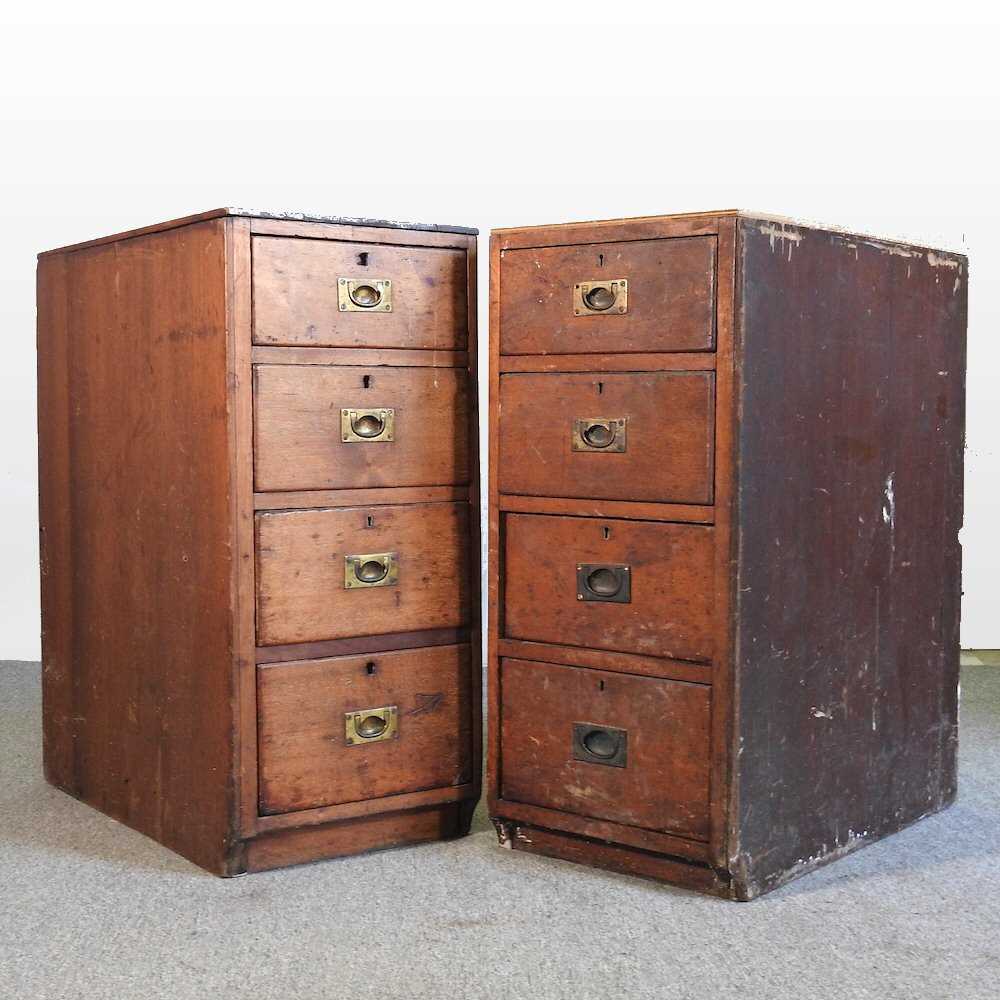 Lot 183 A pair of chests