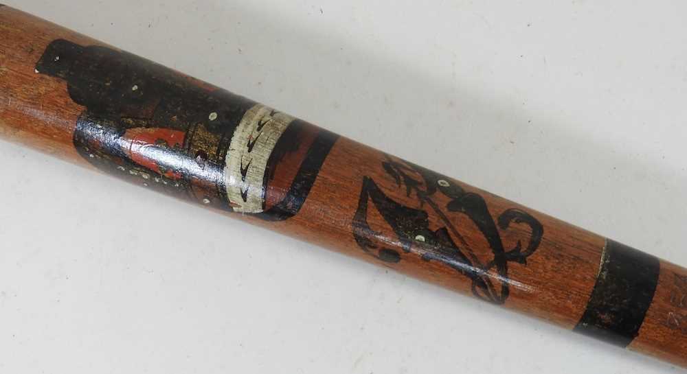 Lot 44 - A Victorian Wooden Policeman's Truncheon,