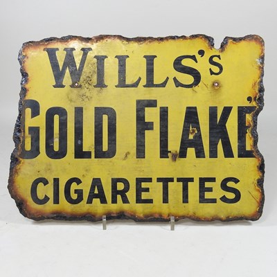 Lot 643 - A vintage Wills's advertising sign