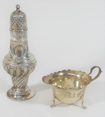 Lot 161 - A Victorian silver sugar caster