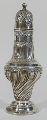 Lot 161 - A Victorian silver sugar caster