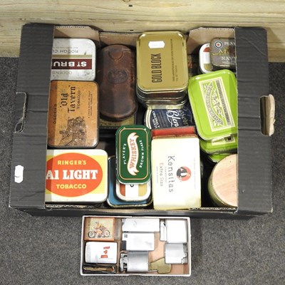 Lot 104 - A collection of tobacco tins