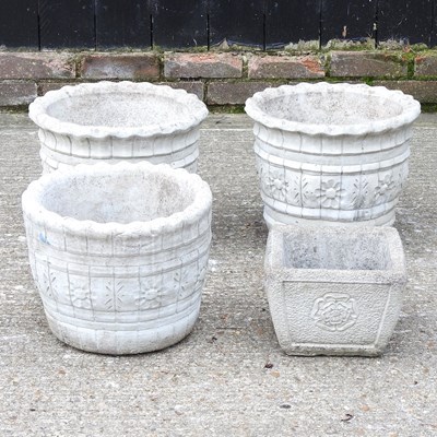 Lot 296 - Four garden pots