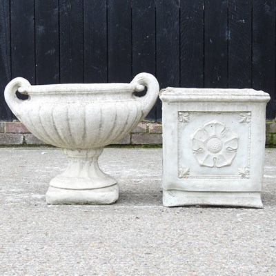 Lot 631 - Two garden pots