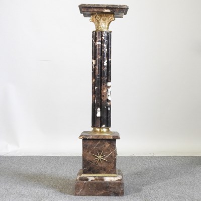 Lot 406 - A marble column