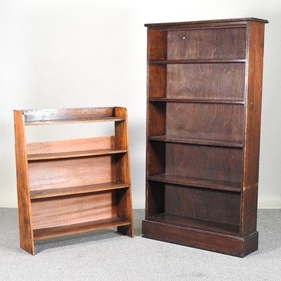 Lot 640 - An open bookcase and another