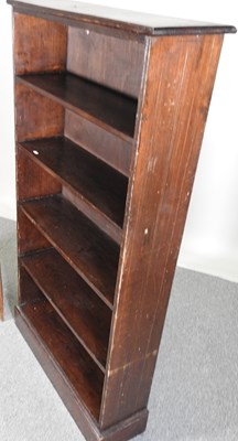 Lot 640 - An open bookcase and another