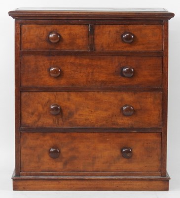 Lot 143 - A Victorian apprentice chest