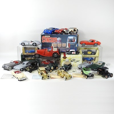 Lot 465 - A collect of diecast model vehicles, to...