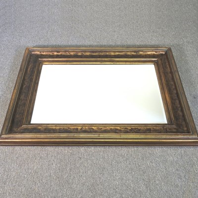 Lot 513 - A large modern gilt framed wall mirror, 123 x...