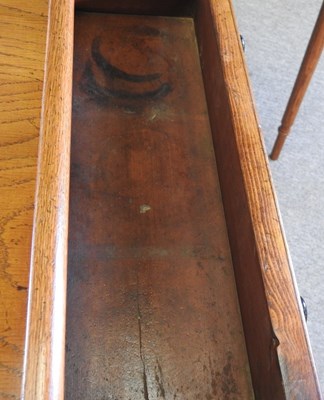 Lot 500 - A pair of bespoke made burr oak side tables