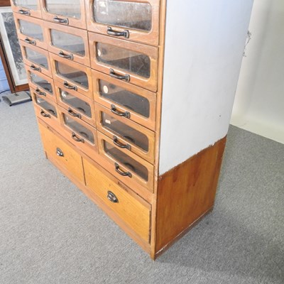 Lot 68 - A mid 20th century haberdashery cabinet