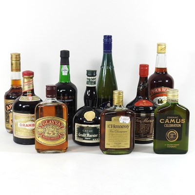 Lot 295 - A collection of brandy and spirits, to include...